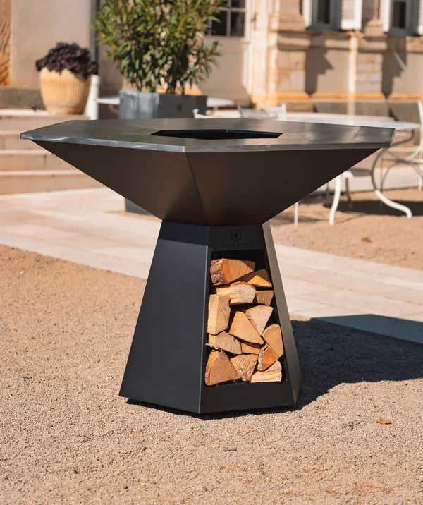 Brasero-Plancha Grand Banquet Noir *3 Tailles : 85/105/150