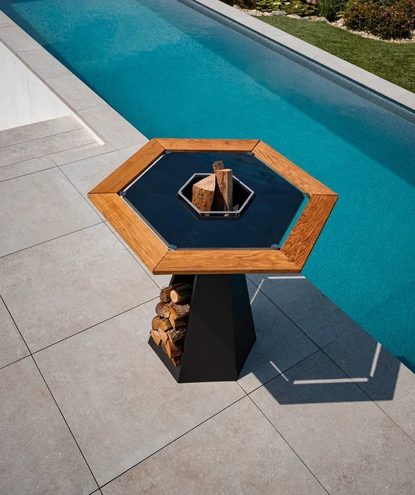 Brasero-Plancha Agape Corten *3 Tailles : 85/105/150